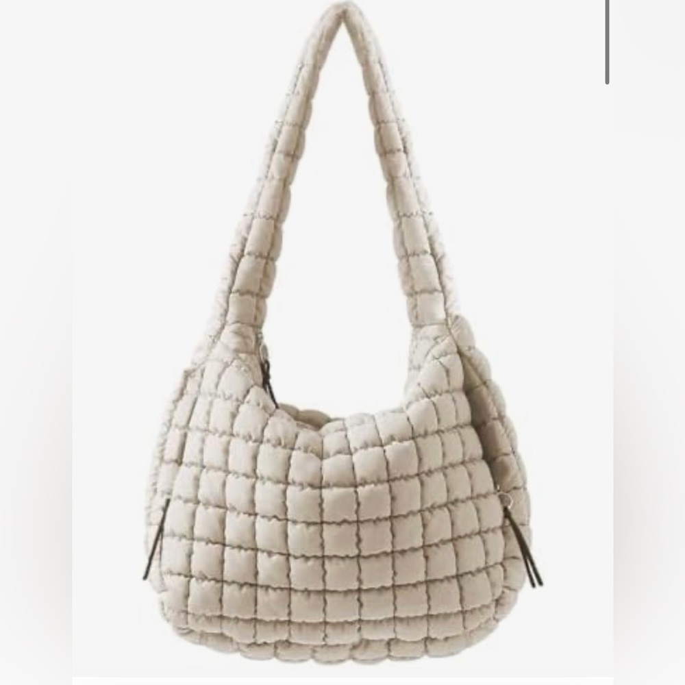 NEW Puffer Crossbody Lightweight Quilted Puffer Tote Shoulder Quilted Hobo Bag